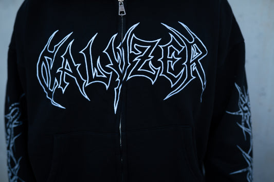 Midnight Script Oversized Hoodie
