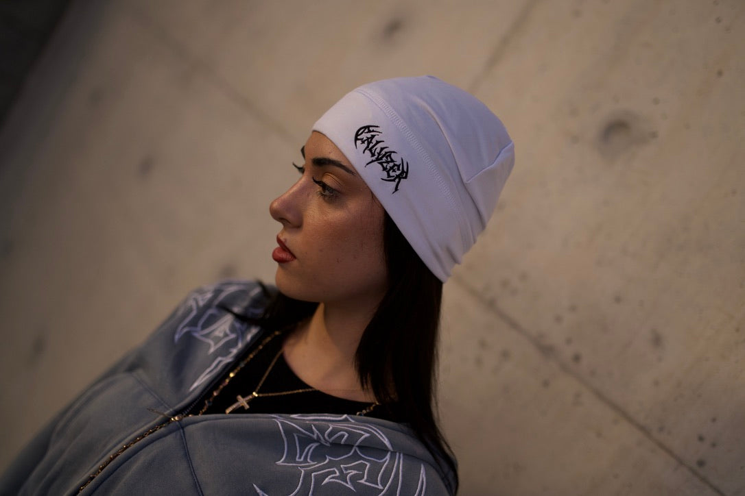 Artic blue zip up Hoodie and Skull Cap (Beanie)❄️