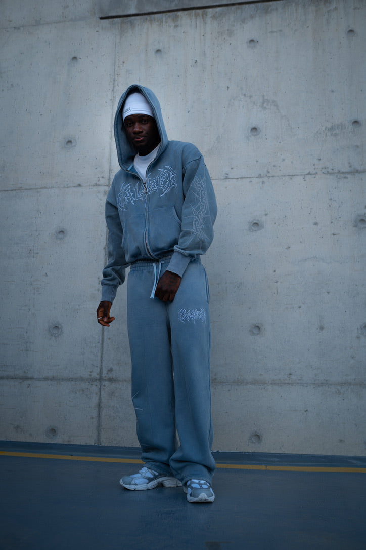 Full Blue Artic Tracksuit and Skull Cap (Beanie)❄️