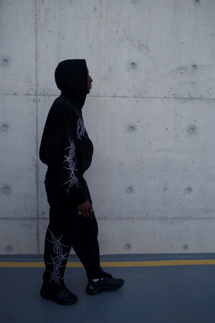 Full Black Artic Tracksuit and Skull Cap (Beanie)❄️