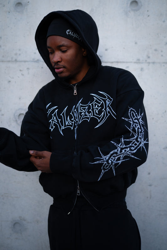 Artic Script Oversized Black Full set❄️