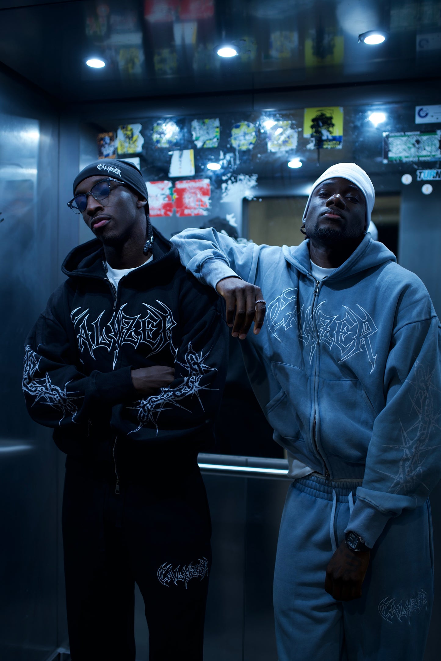 Full Blue Artic Tracksuit and Skull Cap (Beanie)❄️